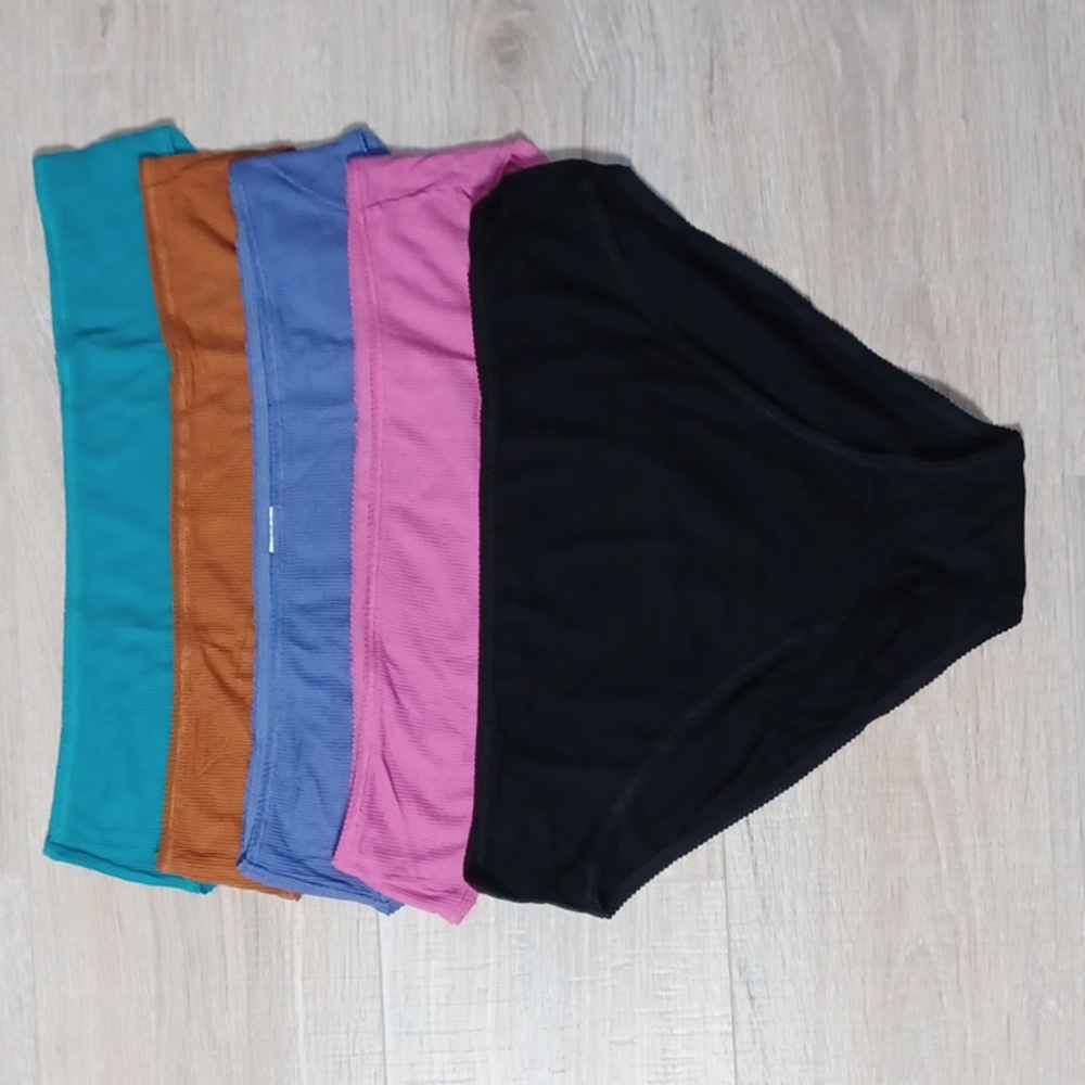 NWT 1X plus size panties, underwear bundle set. Full figured women. Multicolor